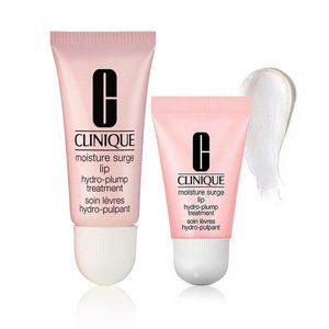 Bundle of 2 CLINIQUE Moisture Surge Lip Hydro-Plump Treatment .34oz and .24oz